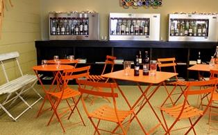 Taste from any of 24 wines any time Zeto is open. Great place to meet friends and have a conversation -- a rare plesantry. Beer lovers -- we stock craft beers and cool ones for drinking on site at Zeto!
